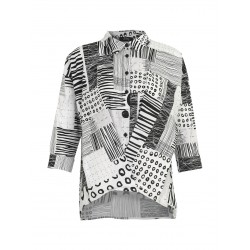 Ever Sassy top in abstracte...